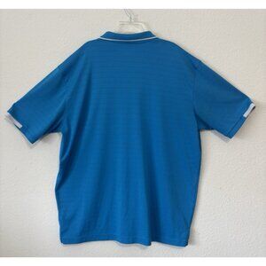 Callaway Opti-Dri Polo Shirt Mens XL Blue Performance Golf Short‎ Sleeve